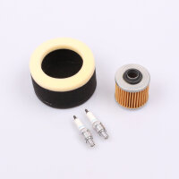 Air Filter Oil Filter Spark Plugs Set for Yamaha XV 250 S...