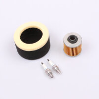 Air Filter Oil Filter Spark Plugs Set for Yamaha XV 250 S...