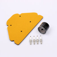 Air Filter Oil Filter Spark Plugs Set for Kawasaki ZX-9R...