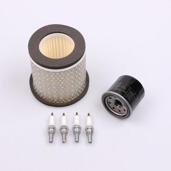 Air Filter Oil Filter Spark Plugs Maintenance Set for Yamaha XJ 600 # 92-03
