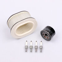 Air Filter Oil Filter Spark Plugs Maintenance Set for...