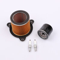 Air Filter Oil Filter Spark Plugs Set for Honda XL 600...