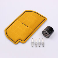 Air Filter Oil Filter Spark Plugs Maintenance Set for...