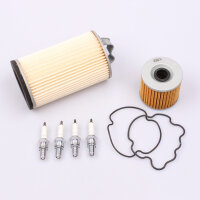 Air Filter Oil Filter Spark Plugs Set for Suzuki GSX 750...