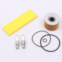 Air Filter Oil Filter Spark Plugs Set for Kawasaki Z 440...