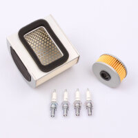 Air Filter Oil Filter Spark Plugs Maintenance Set for...