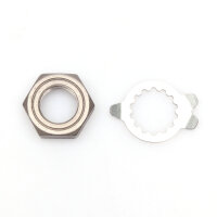 Original Ritzelmutter mit Sicherungsblech für Yamaha...