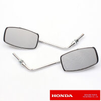Conjunto de espejos originales, espejo retrovisor cuadrado de 8 mm para Honda Dax Monkey # 88110-001-305