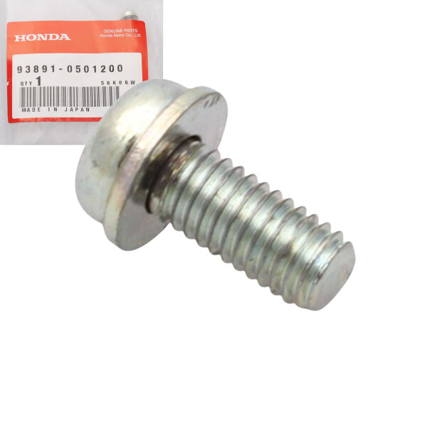 GENUINE screw 5x12 with washer for Honda CB CBF CH FES GL MT NES SFX XR Z
