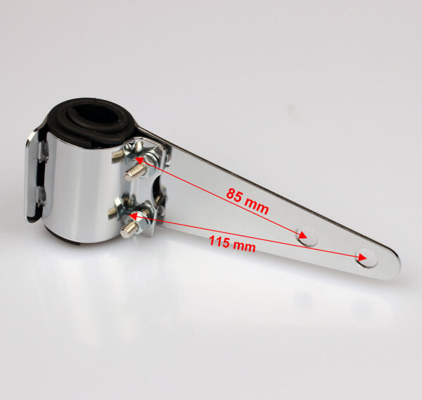 Support de phare support de phare UNIVERSAL chromé 30-38 mm tube de fourche