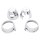 Chrome Faucet Cover Set Pair for Kawasaki Z 650 750 900 1000 Z1 900