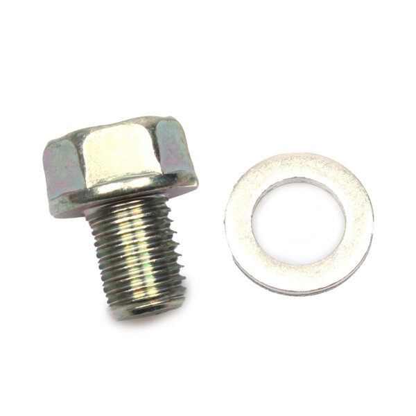 Vite originale con rondella 12mm per scarico olio per Honda # 92800-12000