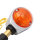 Ochsenauge Lenkerenden Blinker Paar SHIN YO Alu, chrom, gelbes Glas