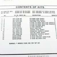 Juego completo de juntas de motor para Yamaha XV 750...