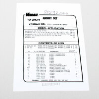 Motor Dichtsatz Dichtungssatz komplett für Yamaha XVS 650 Drag Star 97-04