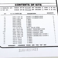 Motor Dichtsatz Dichtungssatz komplett für Yamaha XVS 650 Drag Star 97-04