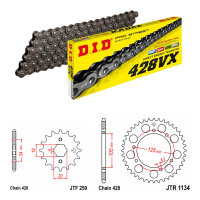 DID/JT Kettensatz 428VX 15/50 passend für Derbi...