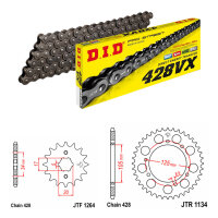 Kit de cadena DID/JT 428VX 17/50 adecuado para Derbi...