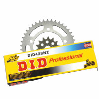 Kit de cadena DID/PBR 428NZ SDH 13/47 adecuado para Suzuki RM 85 17/14 02-13