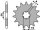 Kit de cadena DID/PBR 428NZ SDH 13/47 adecuado para Suzuki RM 85 17/14 02-13