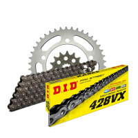 Kit catena DID/PBR 428VX 14/41 adatto per Suzuki GN 125...