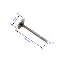 Soupape d admission pour MZ/MUZ 660 Yamaha SZR XTZ YFM...