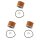 3x Oil filter for Benelli Honda Kawasaki Yamaha