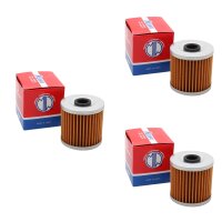 3x Oil filter MEIWA for Kawasaki BJ KEF KFX KL KLF KLR...