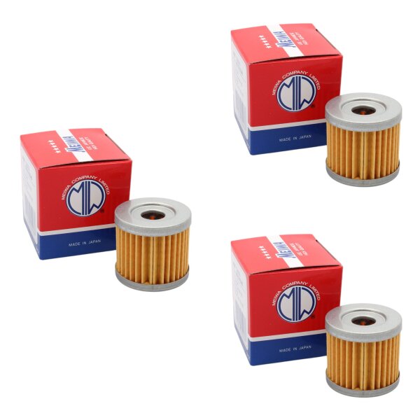 3x Oil filter MEIWA for Hyosung Keeway Kreidler KSR-Moto Sachs SFM Suzuki SYM