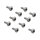 10x GENUINE screw for front brake disc for Yamaha FZ1 MT XT YZF # 90149-06045
