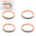 4x Guarnizione originale collettore di scarico 35x42x5 mm per Suzuki 14181-18C00