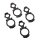 4x GENUINE Spark Plug Shaft Gasket for Kawasaki GTR ZZR 1400 # 06-20