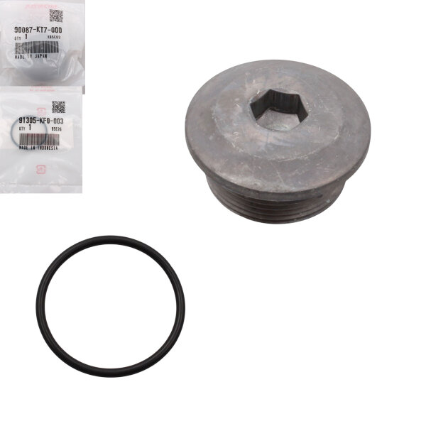 Vite di chiusura originale con O-ring per Honda CBR CRF GB NX ST VT VTR XL XR Z