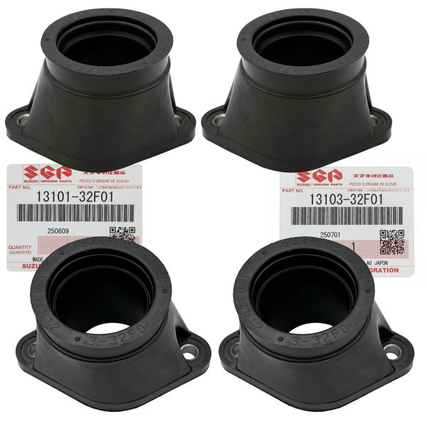 Original Set Vergaser Ansaugstutzen für Suzuki GSF 1200 Bandit # 01-06