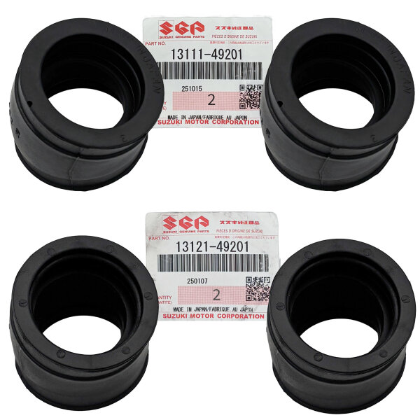 Original Set Vergaser Ansaugstutzen für Suzuki GSX 1100 # 80-84