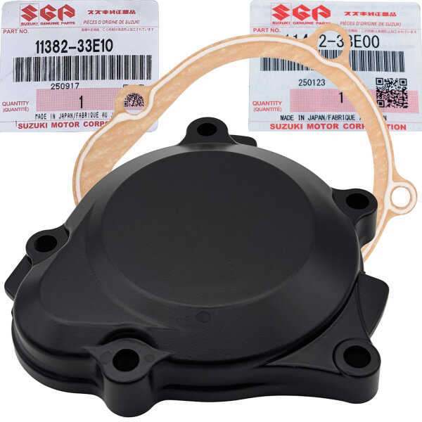 Original Deckel Starter schwarz mit Dichtung für Suzuki GSR 600 750 GSX-R 1000