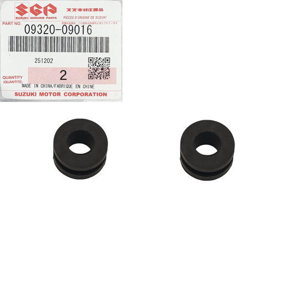 2x Original Gummi Tülle Buchse Verkleidung für Suzuki # 09320-09016