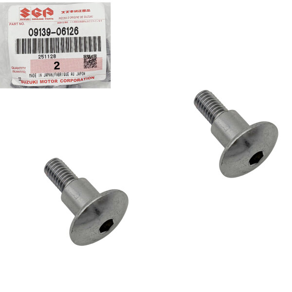 2x Original Schraube Verkleidung M6x20 für Suzuki # 09139-06126 09139-06087