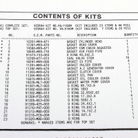Motor Dichtsatz Dichtungssatz komplett für Honda CBR 600 F (PC25) 91-94