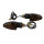 Mini clignotant moto flèche verre teinté UNIVERSEL 12V 21W