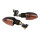 Motorrad Mini-Blinker Pfeil klares Glas UNIVERSAL 12V 21W
