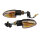 Motorrad Mini-Blinker Pfeil neon Glas UNIVERSAL 12V 21W