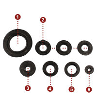 Motor Simmerring Dichtring Set für Honda CB 125 K