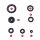 Engine oil seal set for Honda CB 250 CL 350