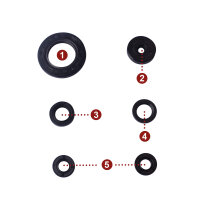 Engine oil seal set for Honda CB CL 450