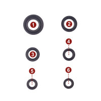 Set paraolio motore per Honda MBX MTX 80