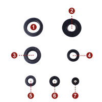 Engine oil seal set for Yamaha DT 80 MX 81-84