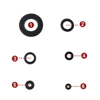 Engine oil seal set for Yamaha XS 250 360 XS 400 OHC XS 400 SE
