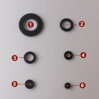 Engine oil seal set for Yamaha XS 250 360 XS 400 OHC XS 400 SE