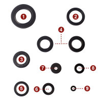 Set paraolio motore per Yamaha XS 650 80-83